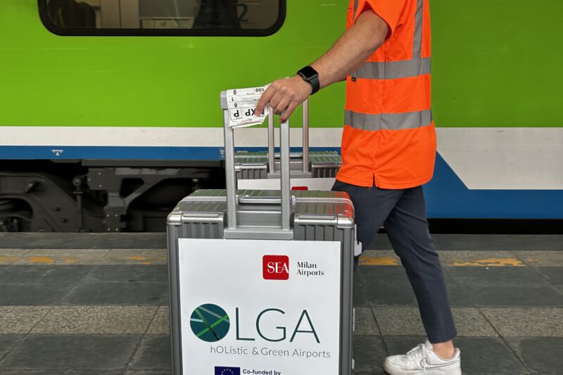 DA MALPENSA A MILANO LE PICCOLE MERCI VANNO IN TRENO: LA SPERIMENTAZIONE DELLA LOGISTICA INTERMODALE FERRO-ARIA DEL PROGETTO EUROPEO OLGA