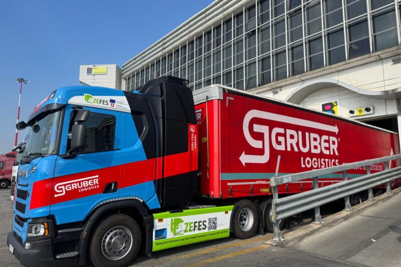Malpensa: arriva il primo truck a idrogeno alla Cargo City